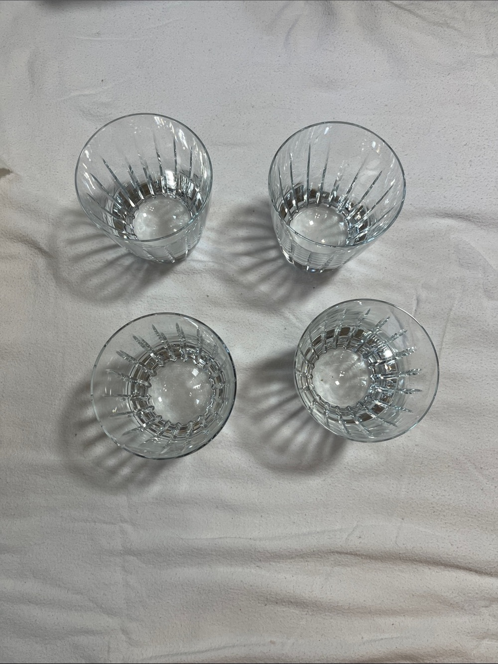 NIB Block Crystal Whiskey Glasses - Set of 4